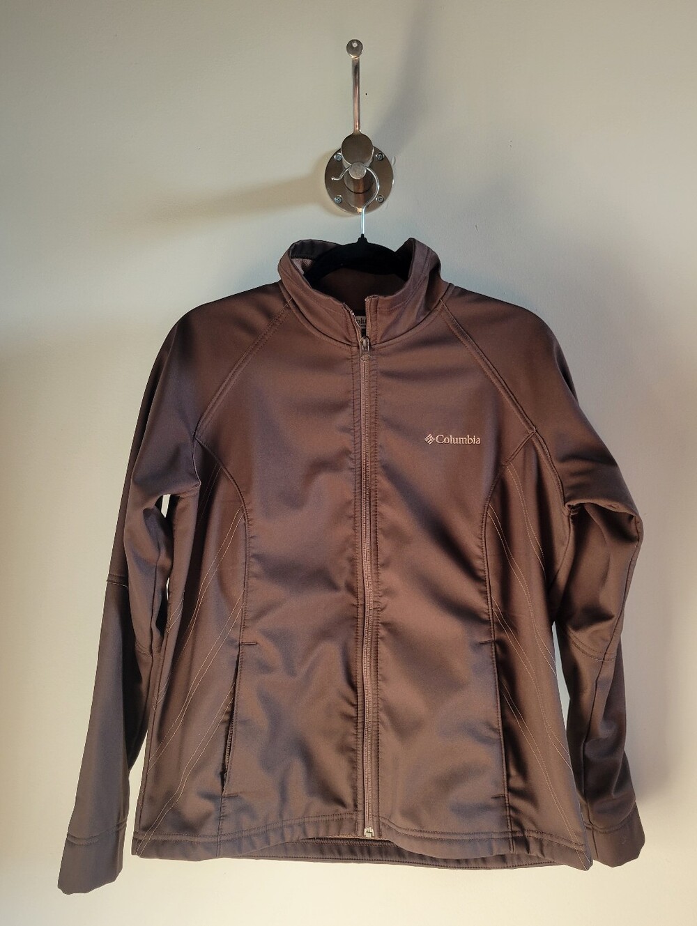 Vintage Columbia Women's Brown Omni-Shield Jacket Size Large Y2K Outdoor
